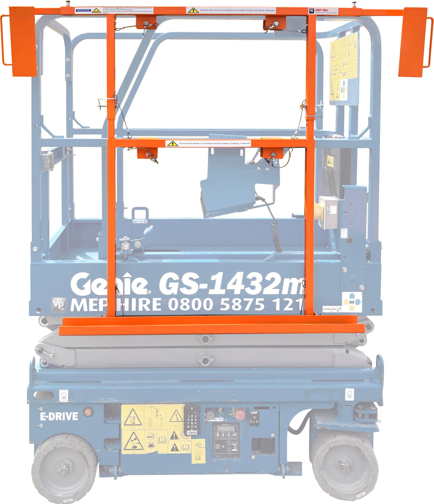 Panel attachment for the Genie GS-1432m