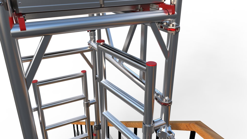 MI STAIRS Alloy Access Tower 4.7m  Thumbnail 3